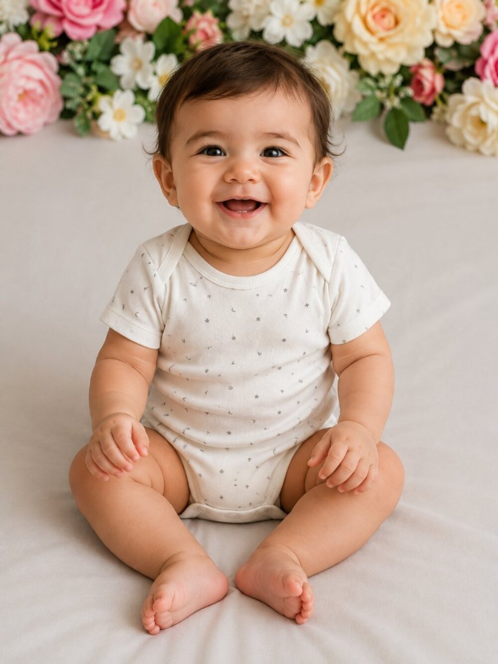 Rock A Bye Baby Boutique Baby Moon Star Bodysuit 0-3M NWT Celestial